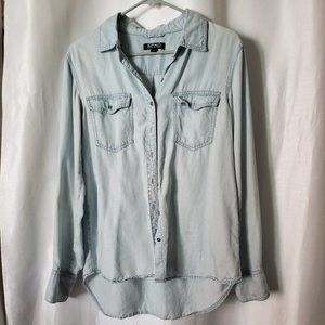 Oversized Chambray Button Down